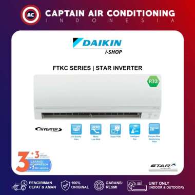 DAIKIN AC Split FTKC-35 / FTKC35 1.5 PK Star Inverter
