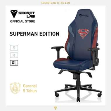 Secretlab TITAN Evo Kursi Gaming - Superman (Ukuran XL)