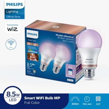 Philips Lampu Smart Wifi LED Multipack 8.5W - Tunable Color (Warna)