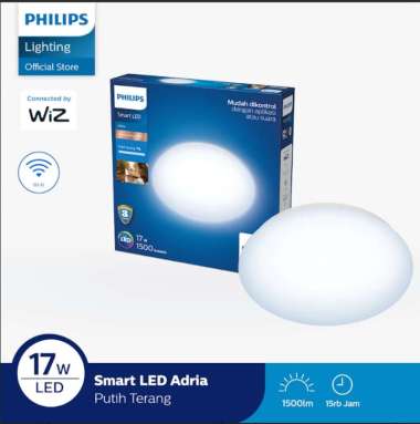 Philips Lampu Smart WiFi Ceiling Adria 17W - Tunable White (Putih)