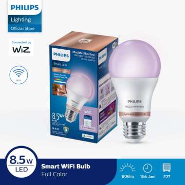 Philips Lampu Smart WiFi LED 8.5W With Bluetooth - Color and TW (Warna)
