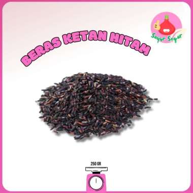 Beras Ketan Hitam 250gr / Ketan Hitam / Sembako - Bawangbagus