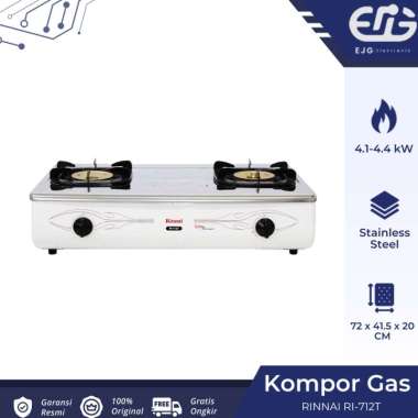 Rinnai Kompor Gas RI 712 T Kompor 2 Tungku RI712T