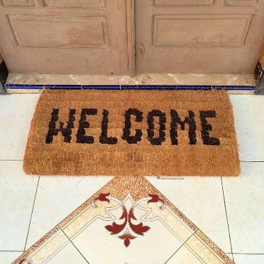 Keset Welcome Sabut Kelapa 90x45cm - Keset Ijuk Keset Anti Ular