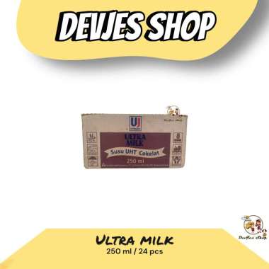 Promo Harga Ultra Milk Susu UHT Full Cream 250 ml - Blibli