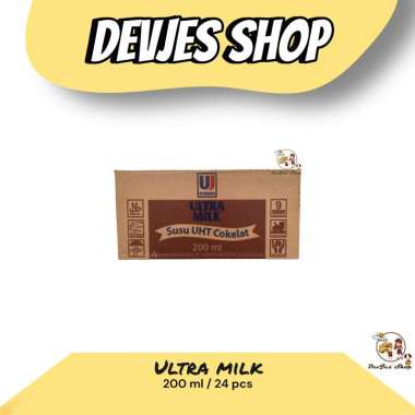 Promo Harga Ultra Milk Susu UHT Full Cream 200 ml - Blibli