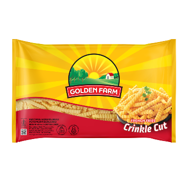 Golden Farm Crinkle Cut French Fries [1 Kg]