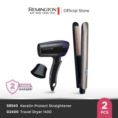 Paket Remington Catokan S8540 - Hairdryer D2400