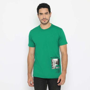 RBJ T-Shirt Cotton Combed Sablon Raster Pria 222150051 Hijau XL
