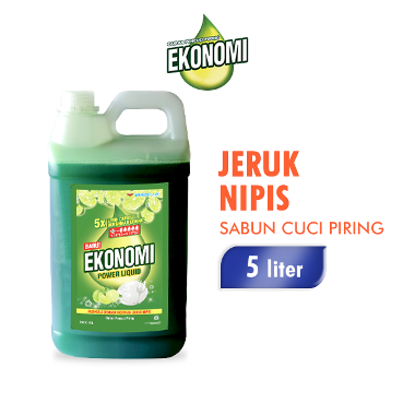 Ekonomi Power Liquid Sabun Cuci Piring Jeruk Nipis [5L]