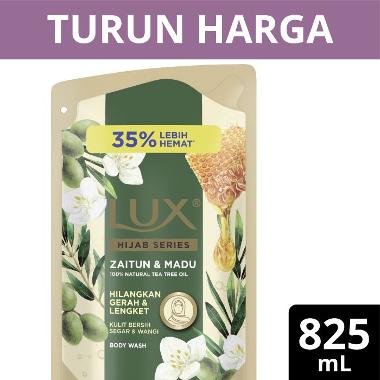 Promo Harga LUX Hijab Series Body Wash Zaitun & Madu 825 ml - Blibli