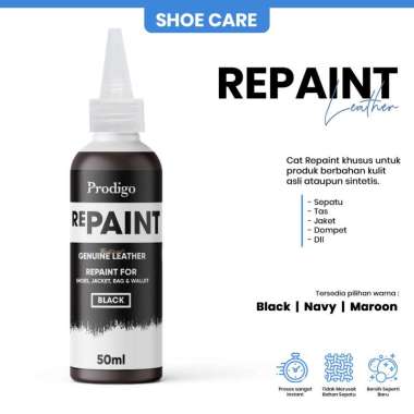 Cat & Pembersih sepatu Kulit asli & sintetis Cleaner Jaket Dompet Tas Cat Kulit Hitam