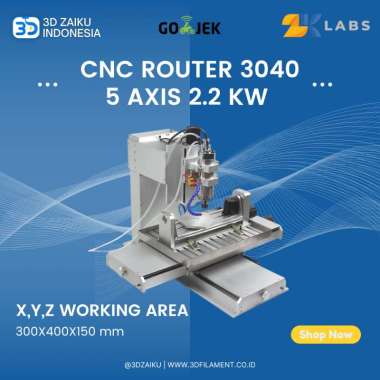 CNC Router 3040 5 Axis Mesin CNC PCB Milling with 2.2 KW Spindle