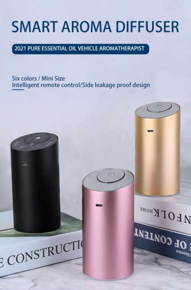 Waterless Rechargeable Essential Oil Nebulizing Diffuser AM1888-10ML grey