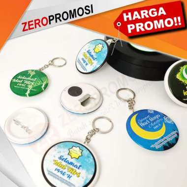Souvenir Lebaran Pin Idul Fitri Custom Model Design Pin Pvc Peniti 7,5cm