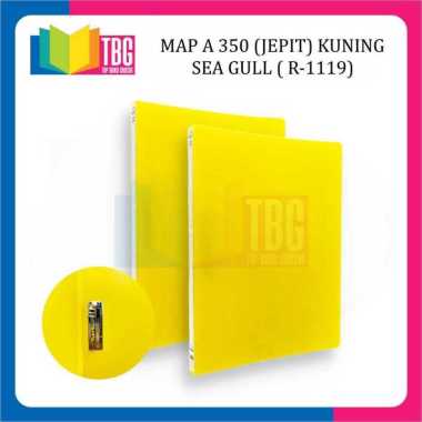 1PCS MAP A 350 (JEPIT) SEA GULL/ MAP ARSIP/ MAP FILE KUNING R-1119
