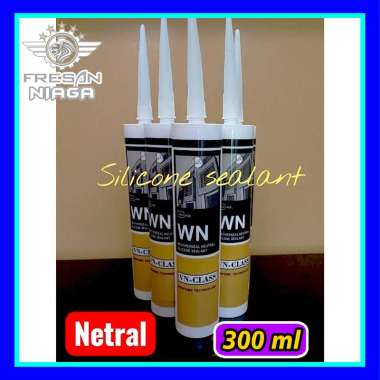 Lem Silikon NETRAL Botol NEUTRAL Silicone Sealant Cartridge Lem Kaca Lem Alumunium Lem Beton Lem Sea