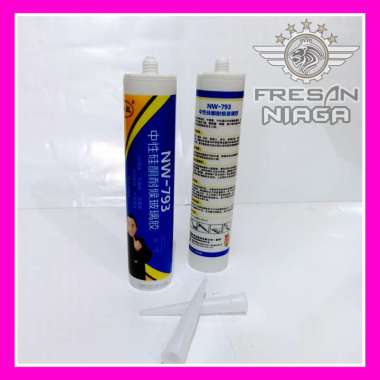 Lem Silikon NETRAL Botol NEUTRAL Silicone Sealant Cartridge Lem Kaca Lem Alumunium Lem Beton Lem Sea