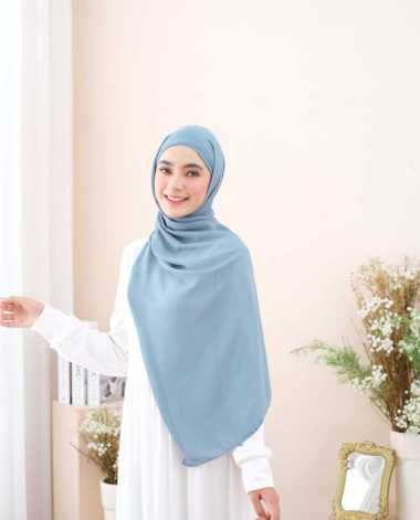 Part II - Hijab Pashmina 2 in 1 Inner Ceruty Babydoll Jumbo Size 180 x 75cm / Pashmina Instan Ciput