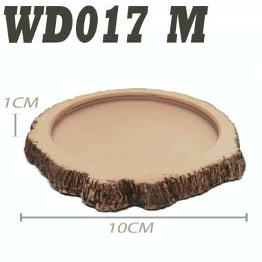 WD020A MEDIUM FEEDING DISH TEMPAT PIRING WADAH MAKAN KURA-KURA DARAT REPTILE SULACATA SULKATA TORTOI