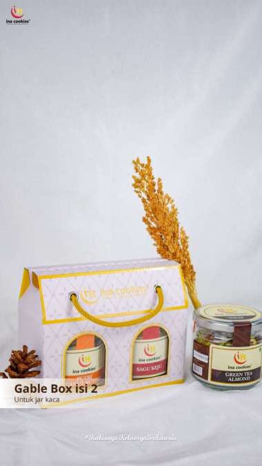 INA COOKIES HAMPERS JAR IN GABLE BOX ISI 4