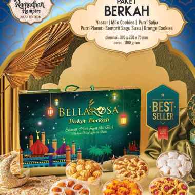 BELLAROSA PAKET BERKAH KUE KERING HAMPERS PARCEL KUE LEBARAN