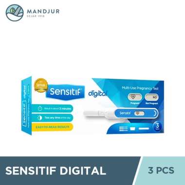 Sensitif Digital Multi Use Pregnancy Test Isi 3 Pcs - Alat Tes Kehamilan Digital