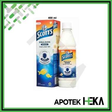 Scott's Emulsion Original Cod Liver Oil - Sirup Minyak Ikan Kod 400 ml