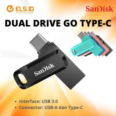 SanDisk Dual USB Drive Go Type C USB 3.1 OTG & Flash Drive 128GB