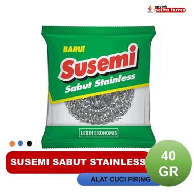 NO BRAND - SUSEMI SABUT STAINLESS 40 GR - ALAT CUCI PIRING