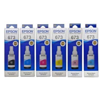 Paket Tinta Epson 673 CMYKLCLM Original (Set)