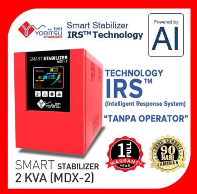 YORITSU MDX-2 Stabilizer [2 KVA] Merah Hati