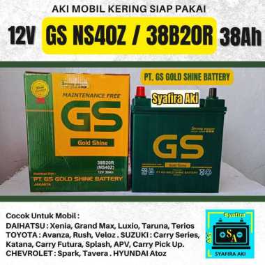 Aki Mobil Avanza,Xenia,Rush,Terios,APV NS40Z GS MF 12V 38Amper