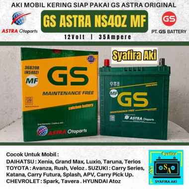 Aki Mobil Toyota Avanza NS40Z GS astra MF Aki Kering