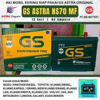 Aki Mobil Toyota Kijang LSX GS Astra NS70 MF Aki kering