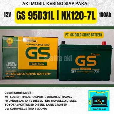 Aki Mobil Toyota Land Cruiser 105D31L / 95D31L / NX120-7L GS MF