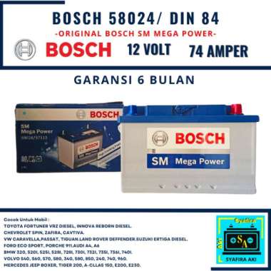 Aki accu mobil Suzuki Ertiga Diesel 58024 Bosch Aki accu Kering
