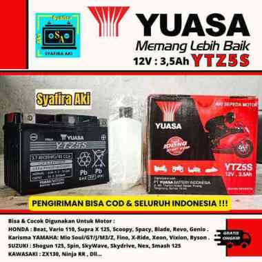 Aki motor Vario 110, Mio Soul GT, Beat, Vixion YUASA YTZ5S Aki Kering