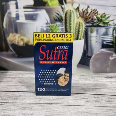 Sutra isi 12 pcs per Box - Ada 3 Varian Merah-Hitam- Biru(Gerigi) Biru - Gerigi