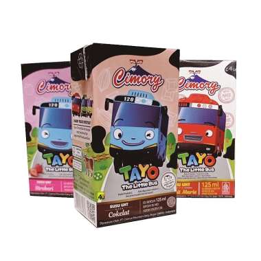 Cimory - Susu UHT For Kids TAYO Ed - 125ml BISKUIT MARIE