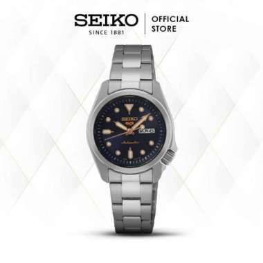 Jam Tangan Wanita Seiko 5 Sports SRE003K1 Automatic Stainles Dark Blue Original