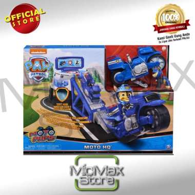 Paw Patrol Moto Pups Moto HQ Playset With Motorcycle Vehicle Chase Figure SM6060233