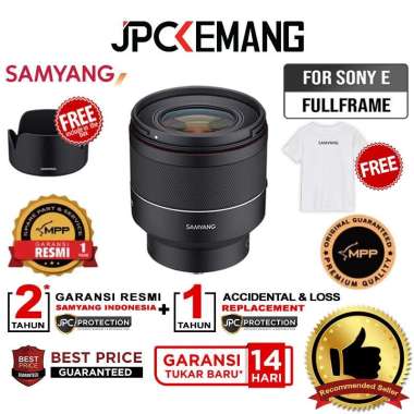 JPC KEMANG Samyang AF 50mm f1.4 FE II Sony E Fullframe Samyang AF 50 f/1.4 Samyang Lens GARANSI RESM