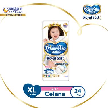 Promo Harga Mamy Poko Pants Royal Soft XL24 24 pcs - Blibli