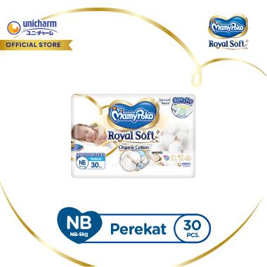 Promo Harga Mamy Poko Perekat Royal Soft NB30 30 pcs - Blibli