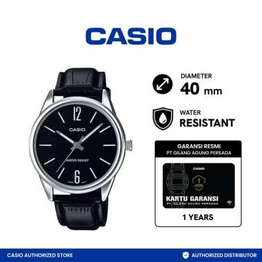 Jam Tangan Pria Casio MTP-V005L-1BUDF White Black