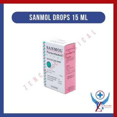 Sanmol Paracetamol Cair Bayi / Anak Bayi 15 ML