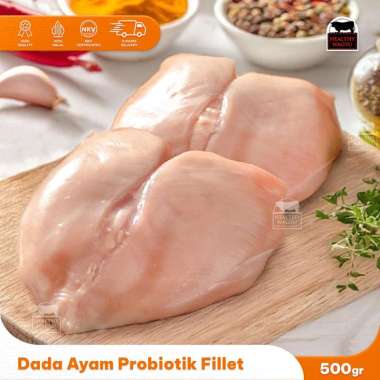 PROBIOTIC CHICKEN FILLET/AYAM PROBIOTIK FILLET/DADA 500GR