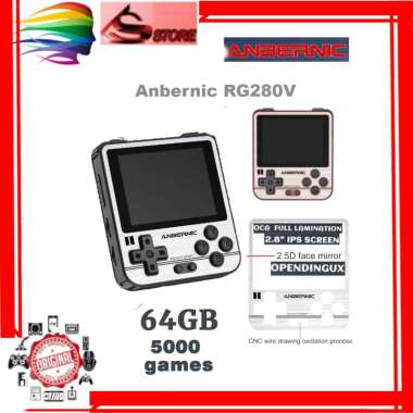 Anbernic RG280V Retro Arcade Game Portable Mini Konsol Red