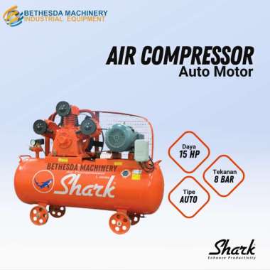 Kompresor Angin SHARK LWPM-1215 15 HP, Kapasitas Tangki 330 Liter, Alat Teknik Profesional